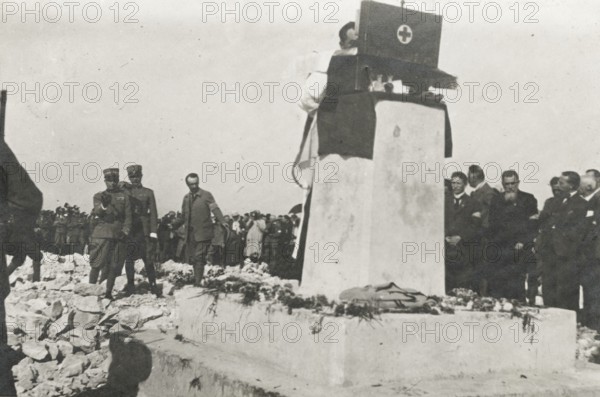 The religious function on San Michele.