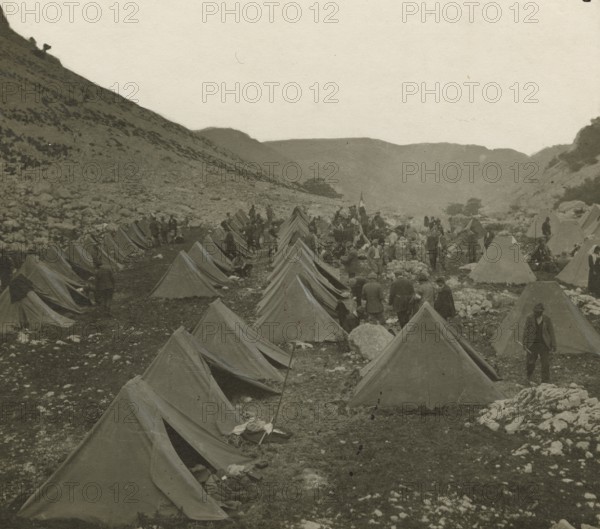 Camp at the Gold Cave.