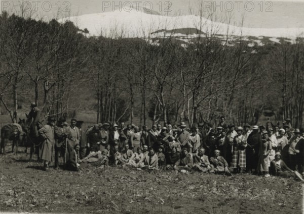 The group on the slopes of Etna.