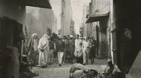 In the Jewish quarter of Tripoli.