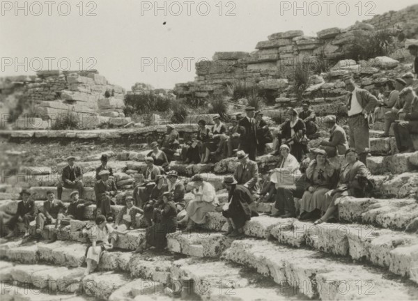 The Segesta Amphitheatre. 
	
		1924