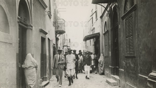 In the Jewish quarter of Tripoli. 
	
		1931