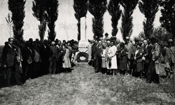 Anita Garibaldi's cenotaph at Casa Guiccioli. 
	
		1931