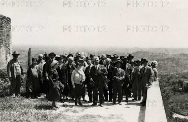 The Touring Club Members  in Bertinoro. 1931