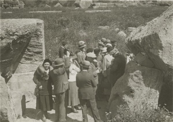 In the Valley of the Temples of Agrigento. 1924