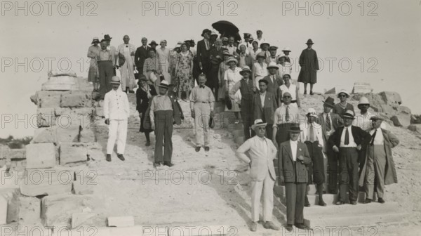 Excursionists at Leptis Magna. 1931