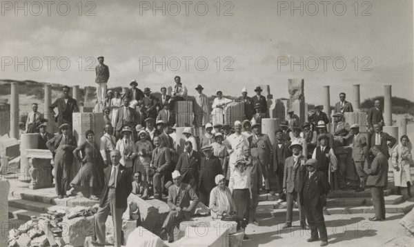 Excursionists at Leptis Magna. 1931