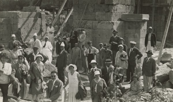 Excursionists at Leptis Magna. 1931