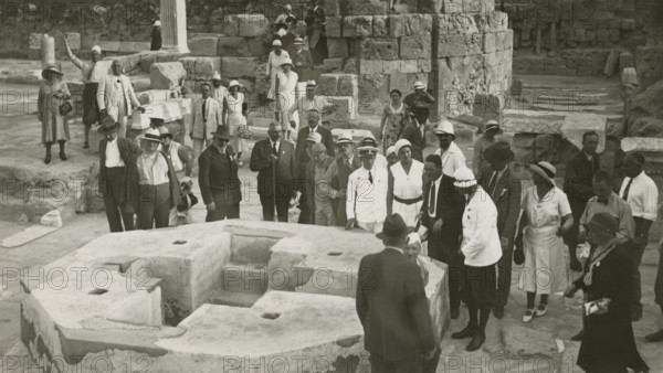 Excursionists at Leptis Magna. 1931