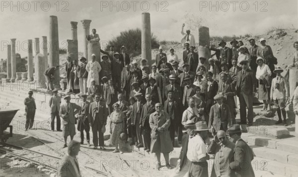Excursionists at Leptis Magna. 1931