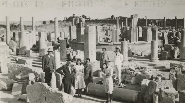 Excursionists at Leptis Magna. 1931