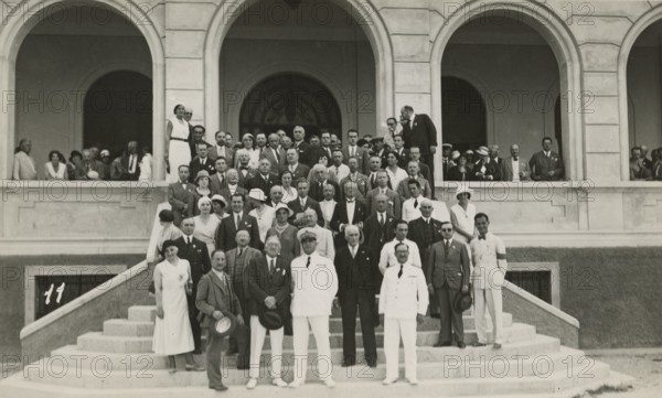 Touring Club Members  of the Italian Touring Club in Tripoli. 1931