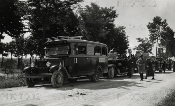 The visit to the Lamone reclamation works. 1931