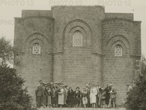 At the Church of the Holy Trinity in Delia. 1924