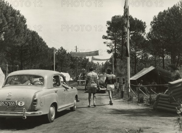Marina di Ravenna International Camping Park: The campsite entrance. 1956