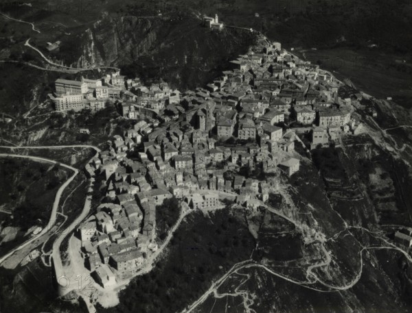 Aerial view of Anzi