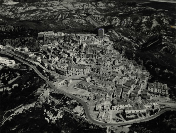 Aerial view of Craco