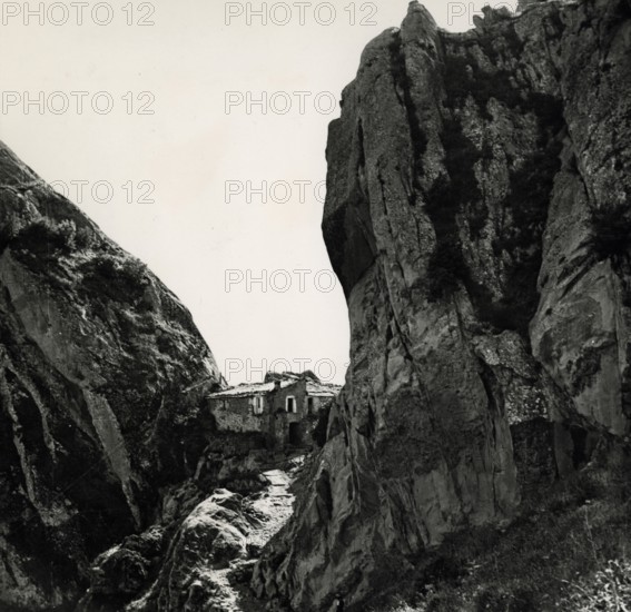 View of a house in Pietrapertosa