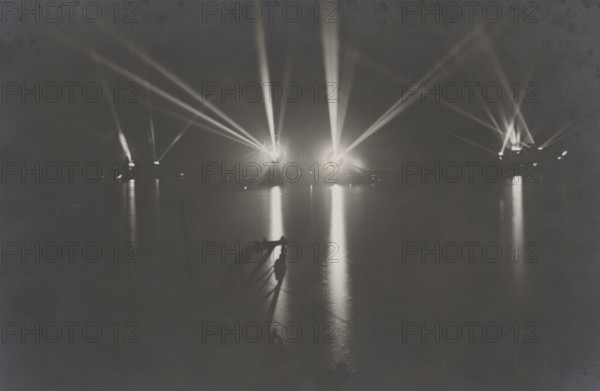 Night alarm at an Italian naval base in the Adriatic.