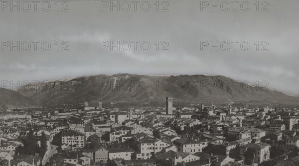 Bassano with the Monte Grappa massif.