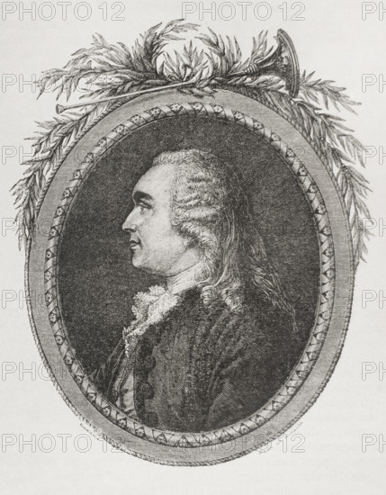 Anne Robert Jacques Turgot (1727-1781). French politician and economist. Minister and Controller-General of Finances (1774-1776). Portrait. Engraving. ""History of the French Revolution"". Volume I, 1876.