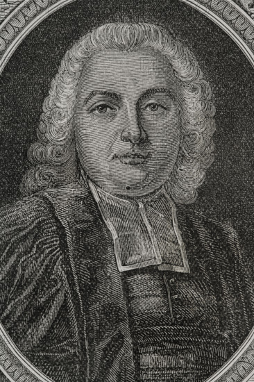 Guillaume-Chretien de Lamoignon de Malesherbes, known as Malesherbes (1721-1794). French statesman, minister and counsel for the defense of King Louis XVI. Died by guillotine during the Reign of Terror in the French Revolution. Portrait. Engraving by Pannemaker. ""History of the French Revolution"". Volume I, 1876.