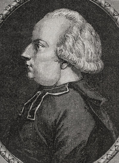 Jean-Sifrein Maury (1746-1817). French cardinal. Bishop of Montefiascone (1794-1816) and Archbishop of Paris (1810-1814). Elected deputy to the Estates General in 1789 for the clergy of the bailiwick of Peronne, he defended the Ancien Regime. He protested in particular against the Civil Constitution of the Clergy, defending papal authority. Portrait. Drawing by Hippolyte de la Charlerie. Engraving by Pannemaker. ""History of the French Revolution"". Volume I, 1876.