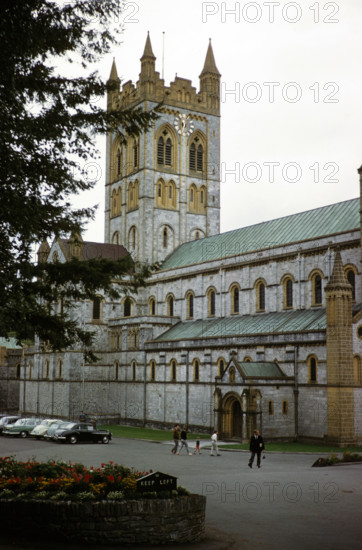 Buckfast abbey church, Buckfast, Devon, England, UK early 1960s.