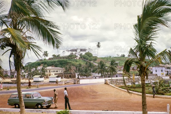 Historic Portuguese built chapel of Fort Sao Tiago da Minha, Coenraadsburg, Elmina, Ghana, west Africa 1963.