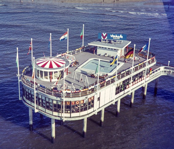 Scheveningen Pier, Netherlands, Europe 1960s.