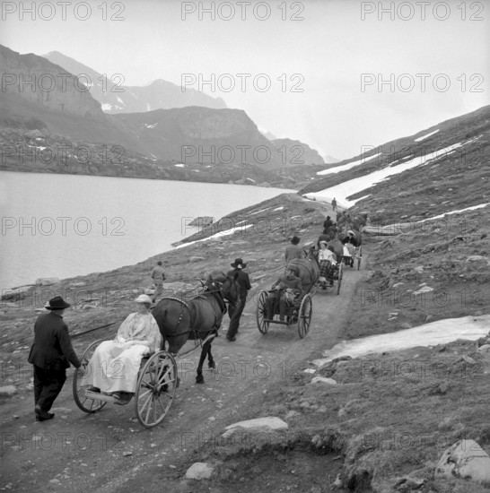Journey on the occasion of centenary of first Cook travel through Switzerland, 1963