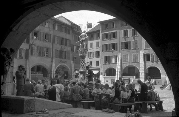 Journey on the occasion of centenary of first Cook travel through Switzerland, 1963