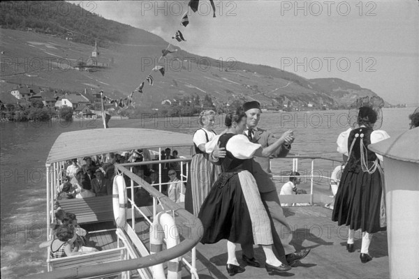 Journey on the occasion of centenary of first Cook travel through Switzerland, 1963