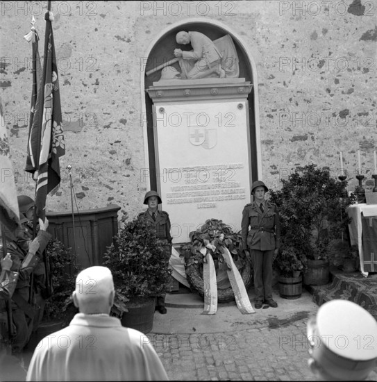 Commemoration 566 years Battle of Sempach, 1952
