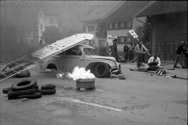 Police exercise: air crash, Embrach