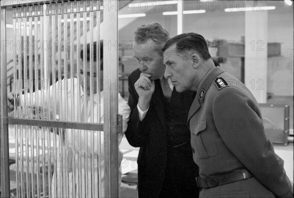 Federal Councillor Hans Schaffner at the opening of HTL Windisch 1968