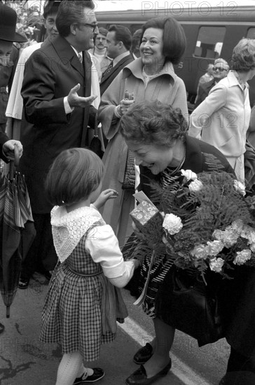 Celebration for the president of National Council Elisabeth Blunschy in Schwyz 1977