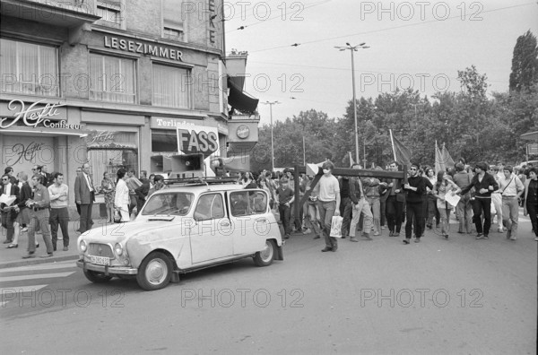 Globus riots in Zurich 1969
