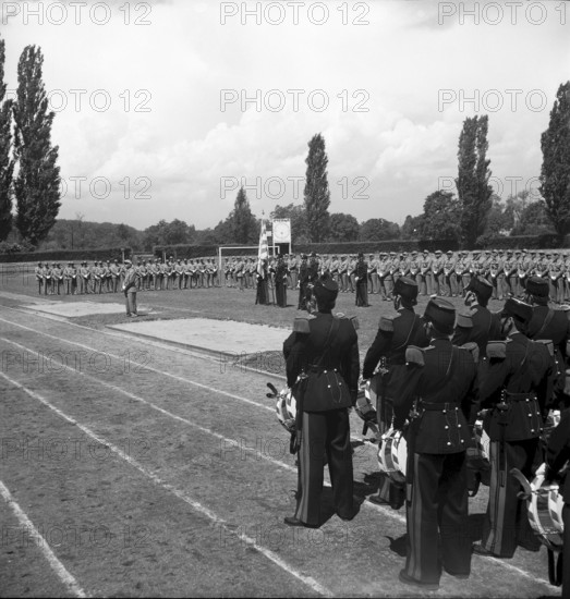 150 years anniversary, jubilee of Police Vaudoise, Lausanne 1953