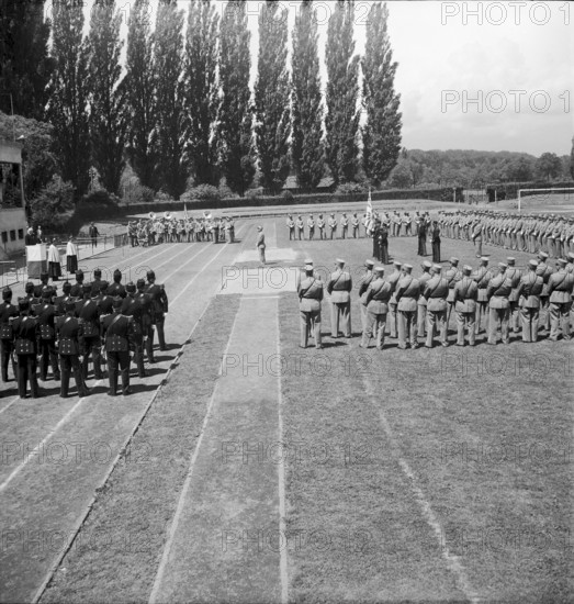 150 years anniversary, jubilee of Police Vaudoise, Lausanne 1953