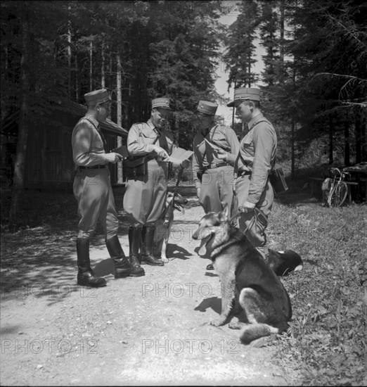 Policemen in the Canton of Vaud 1953
