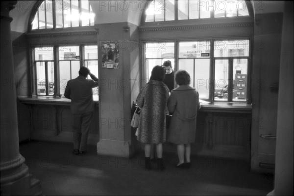 aliens registration office Zurich, 1965