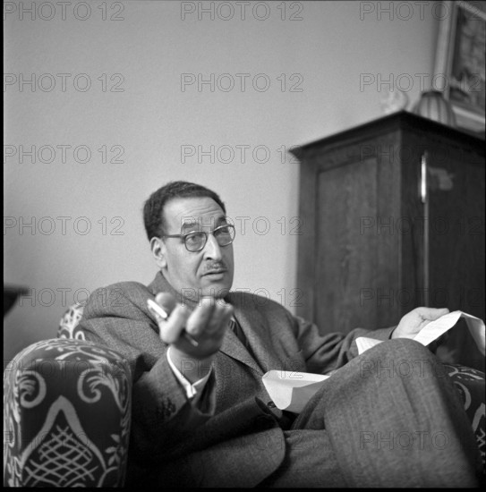 Ferhat Abbas in Montreux 1958