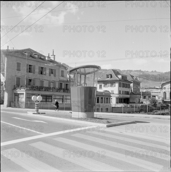 Traffic policeman's pulpit in vevy 1959