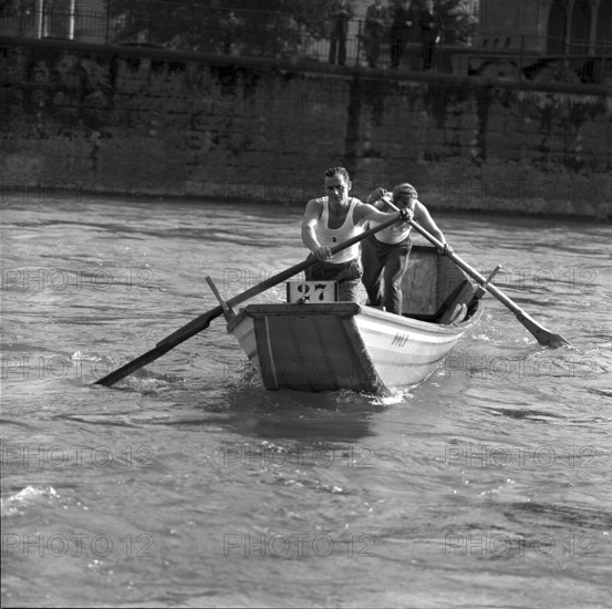 International water riding Zurich 1957: Weisskopf/Luscher