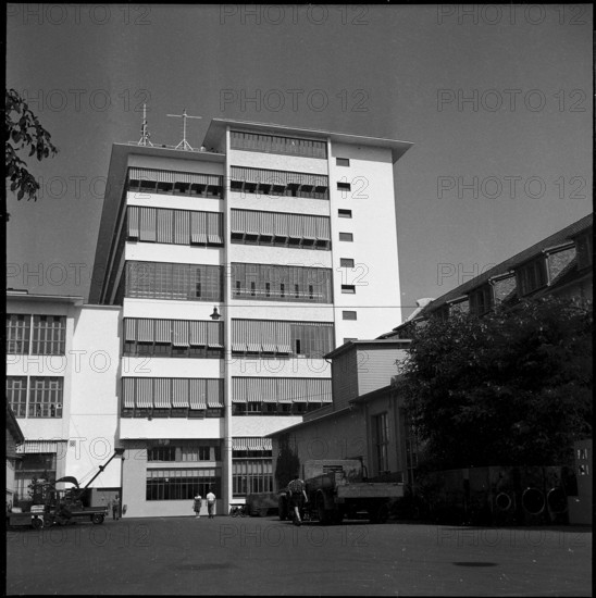 High-rise building, research facility of BBC, Baden 1953