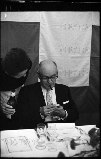 Reception for President of National Council Mathias Eggenberger, St. Gallen 1969
