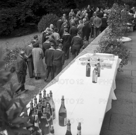 Gastronomic society ""chaine des Rotisseurs"" meeting in Schonenwerd 1954