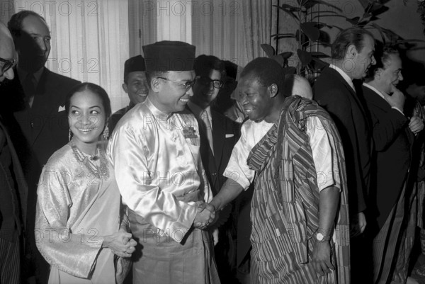 New Year reception at Federal Palace 1970: Oudang, Asante