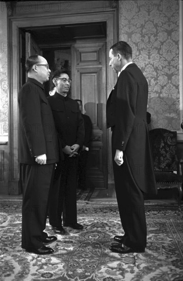 New Year reception at Federal Palace 1965: Li, Tschudi